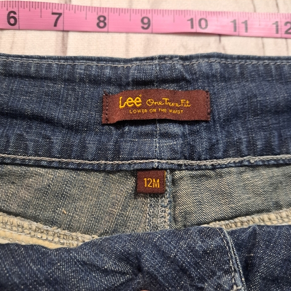LEE One True Fit Lower On The Waist Shorts Size 12 M - Picture 4 of 10
